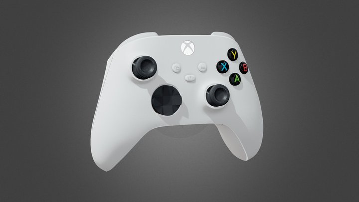 Xbox Wireless Controller (white) 3D Model