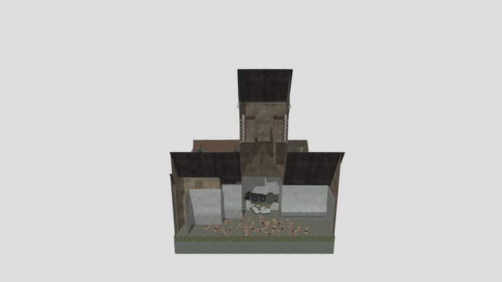 1DAE16 Van de Perre Jonathan City Scene - august 3D Model