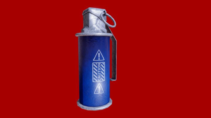 Flash Grenade 3D Model