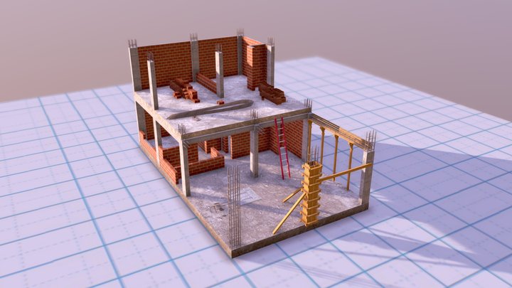 Simple construction 2 3D Model