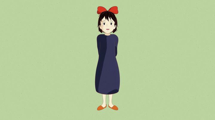 kiki's delivery service-kiki 3D Model