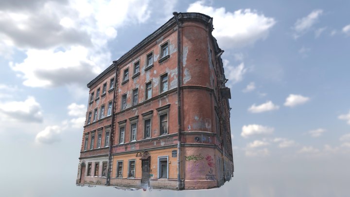 Scan of Residential building in St. Petersburg 3D Model