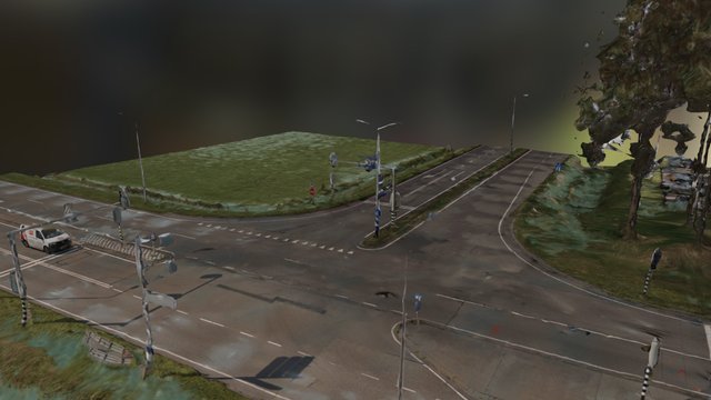 3D Openbare Ruimte - Rural 5m - Scene 3 3D Model
