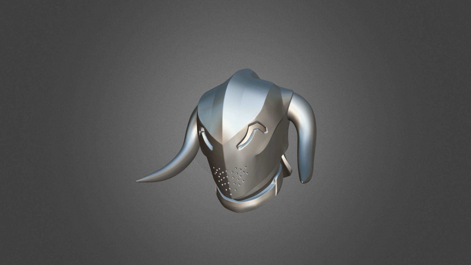 3D model Helm For Sk - This is a 3D model of the Helm For Sk. The 3D model is about a silver and black light bulb.