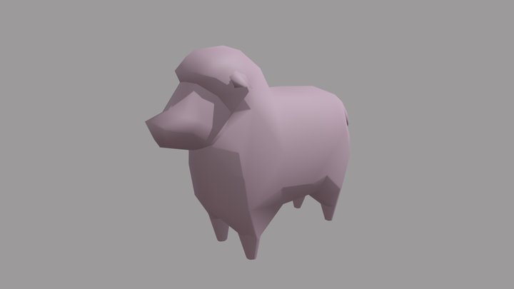 RainbowRage - Sheep 3D Model