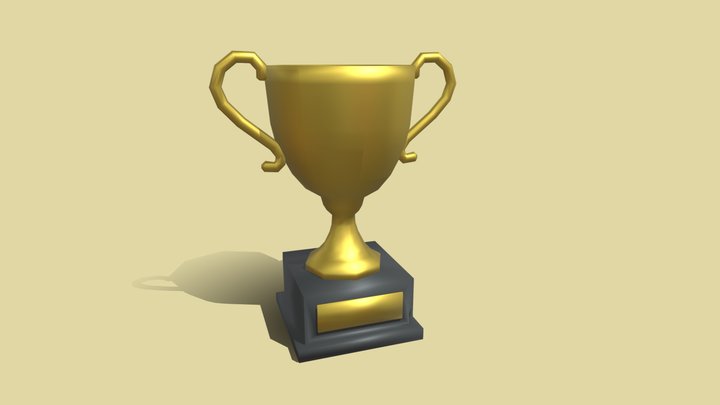 PSX Style Trophy – Gratis 3D-model STL