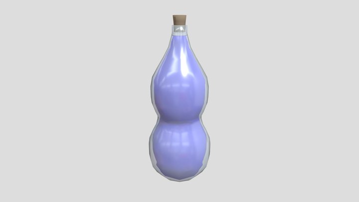 flask 3D Model