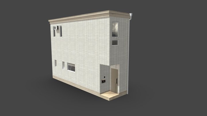 Japanese building – Free 3D Model STL