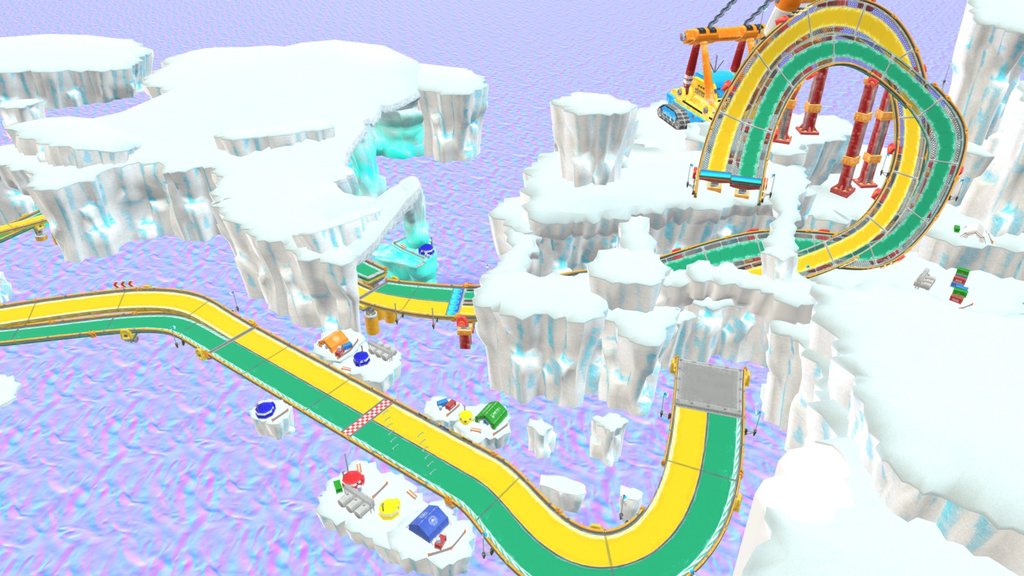 Wii U - Mario Kart 8 - Ice Ice Outpost