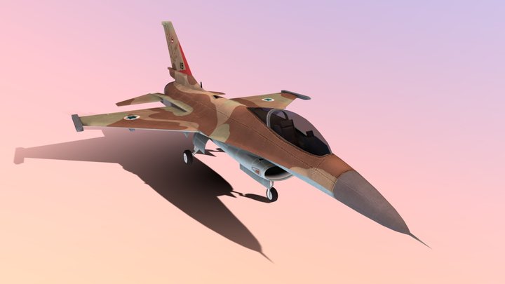 F-16 Barak I (Israel) – Free 3D Model STL