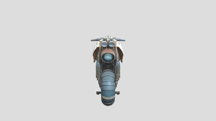 Wasteland rat bike 3D Model