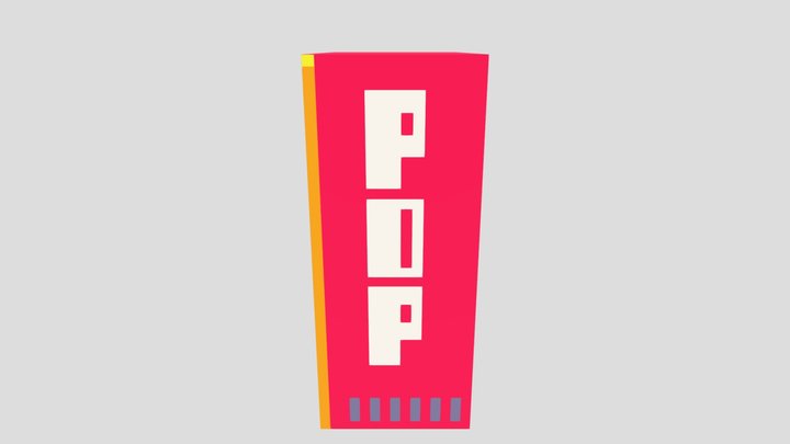 Low Poly Vending Machine 3D Model