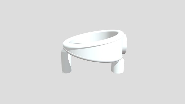 Skyrim Inspired Ring 3D Model