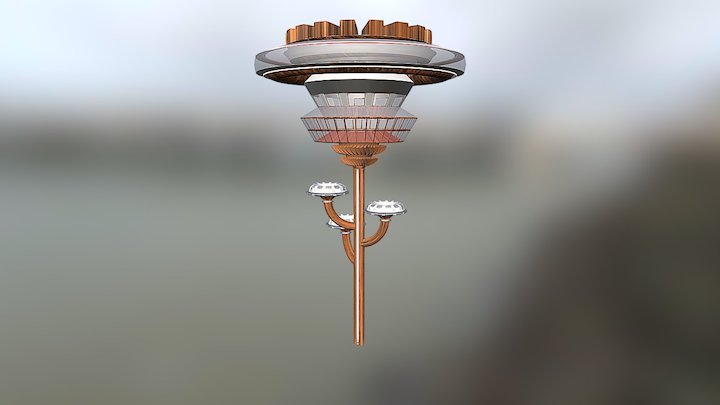 Utopie - Moderner Turmbau zu Babel 3D Model
