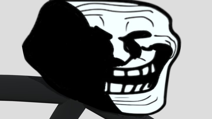 Troll Face Plate, 3D CAD Model Library