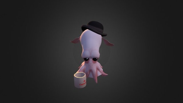 Lil' Dumbo Octopus 3D Model