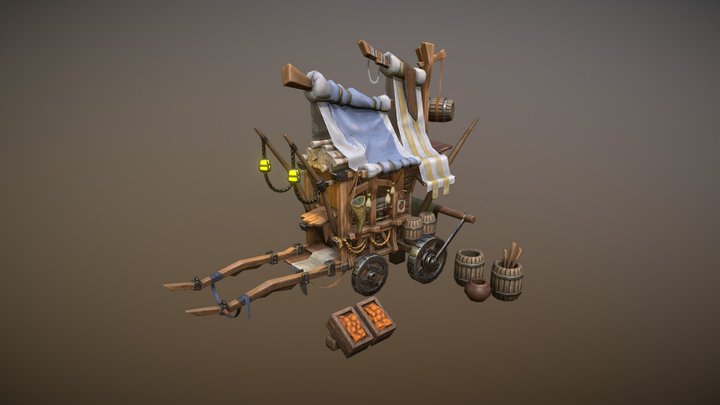 Store wagon 3D Model