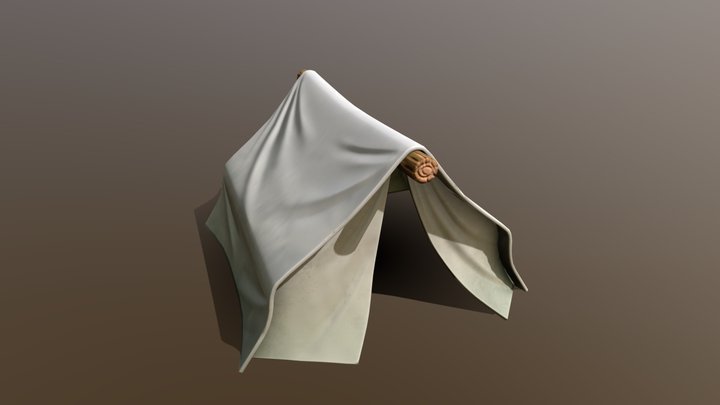 Jungle tent 3D Model