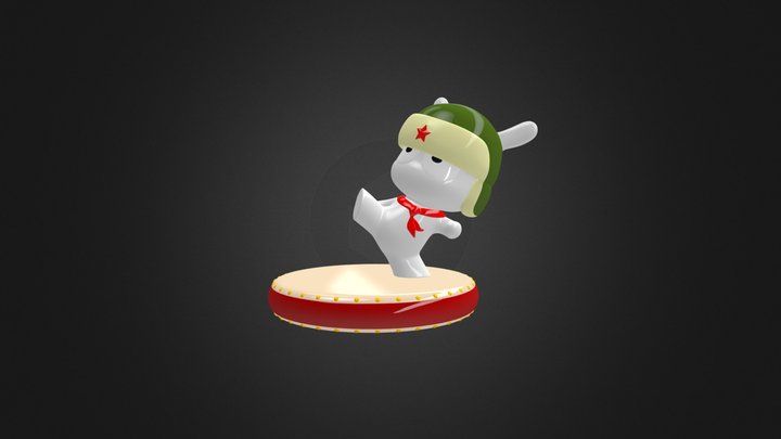 米兔 手机架 3D Model