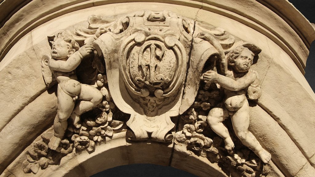 Mascaron angelots, Castres
