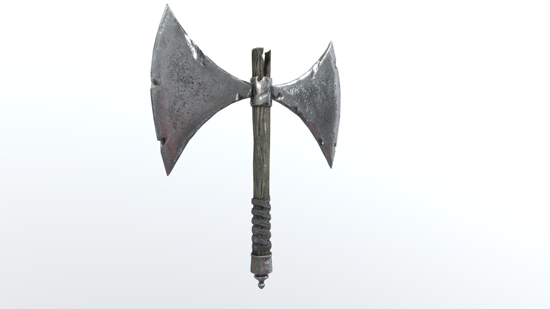 Damaged Axe 3D model by yr3design [3d86f48] Sketchfab