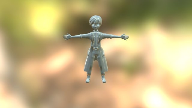 Hiro Kurosawa (Untextured) 3D Model