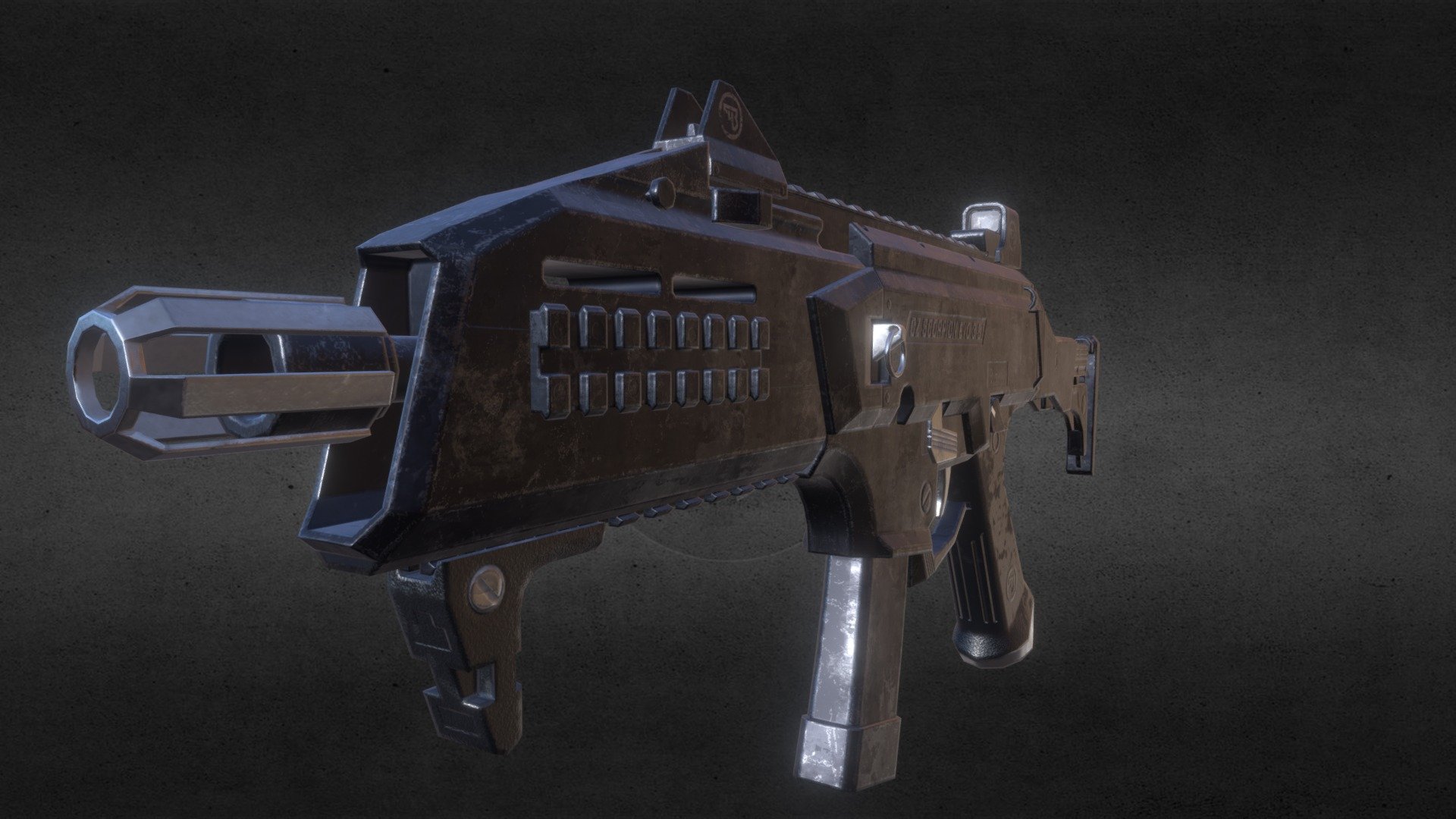 CZ Scorpion Evo - 3D model by Michael Karel (@michaelkarel) [3d88183 ...