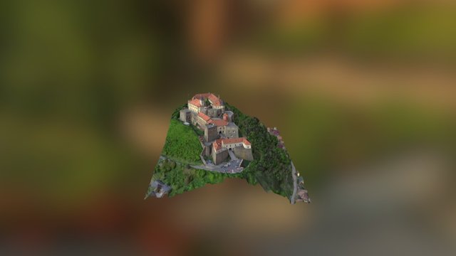 Замок Паланок. Мукачево. 3D Model