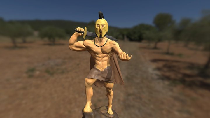 Greekwarrior 3D Model