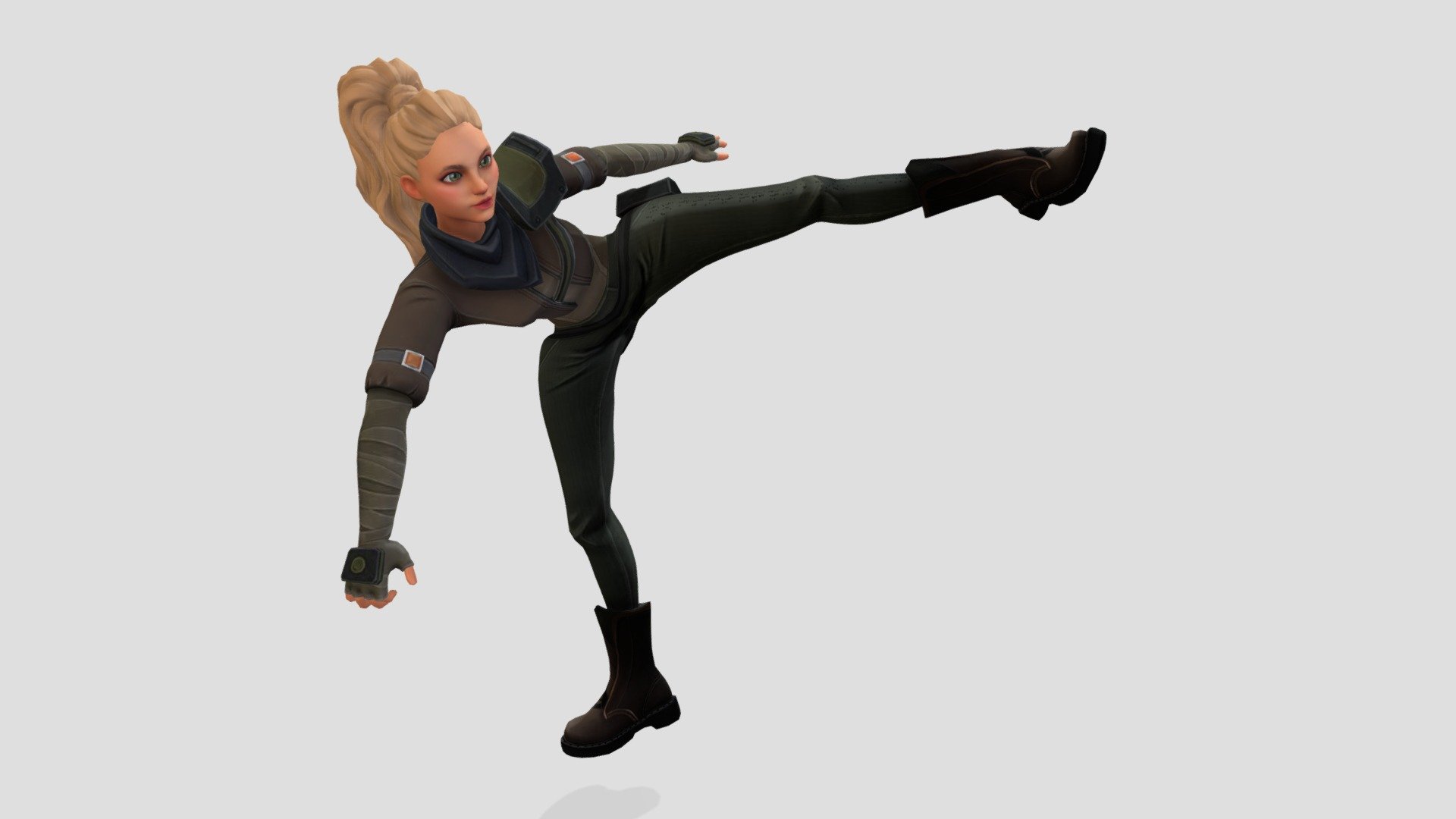 Combat - Spinning Kick - 3D model by moveai [3d890e6] - Sketchfab