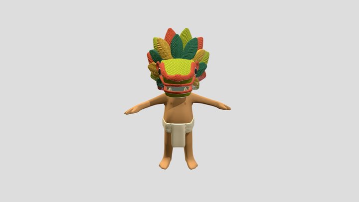 Quetzalcóatl 3D Model