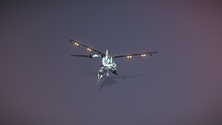 b52 Lancer 3D Model