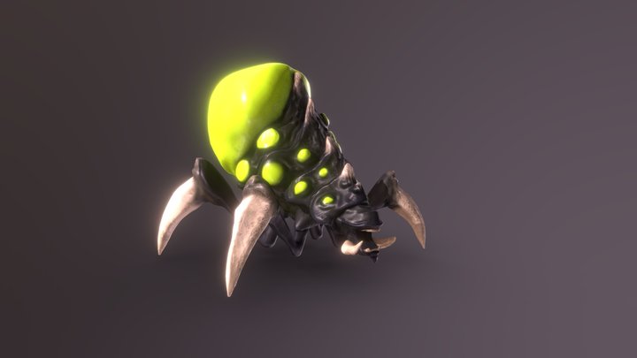 Garrapata Alien P1 3D Model