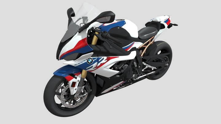 BMW S1000RR (2019) – Motorcycle 3D Model
