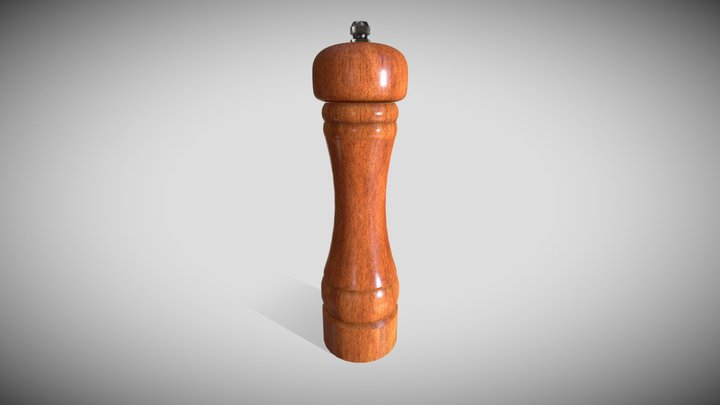 Pepper Grinder 3D Model