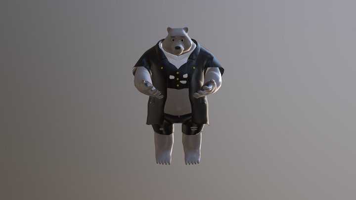 Werebear Low Model 3D Model