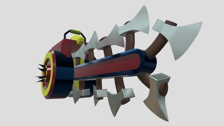 Axe - Chainsaw 3D Model
