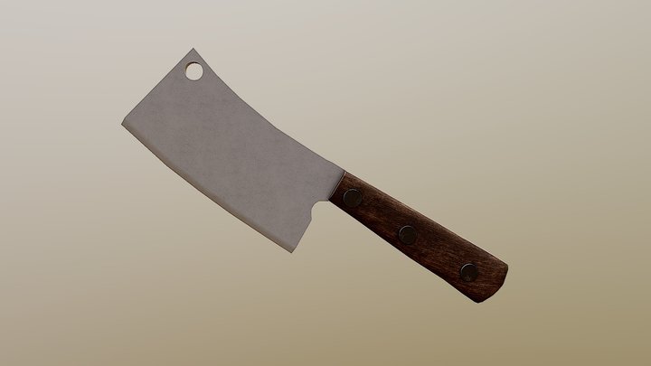 Butchers Knife 3D Model