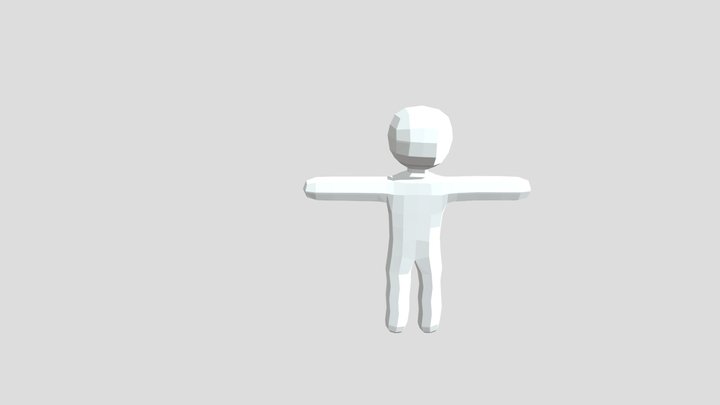 black stickfigure 3D Model