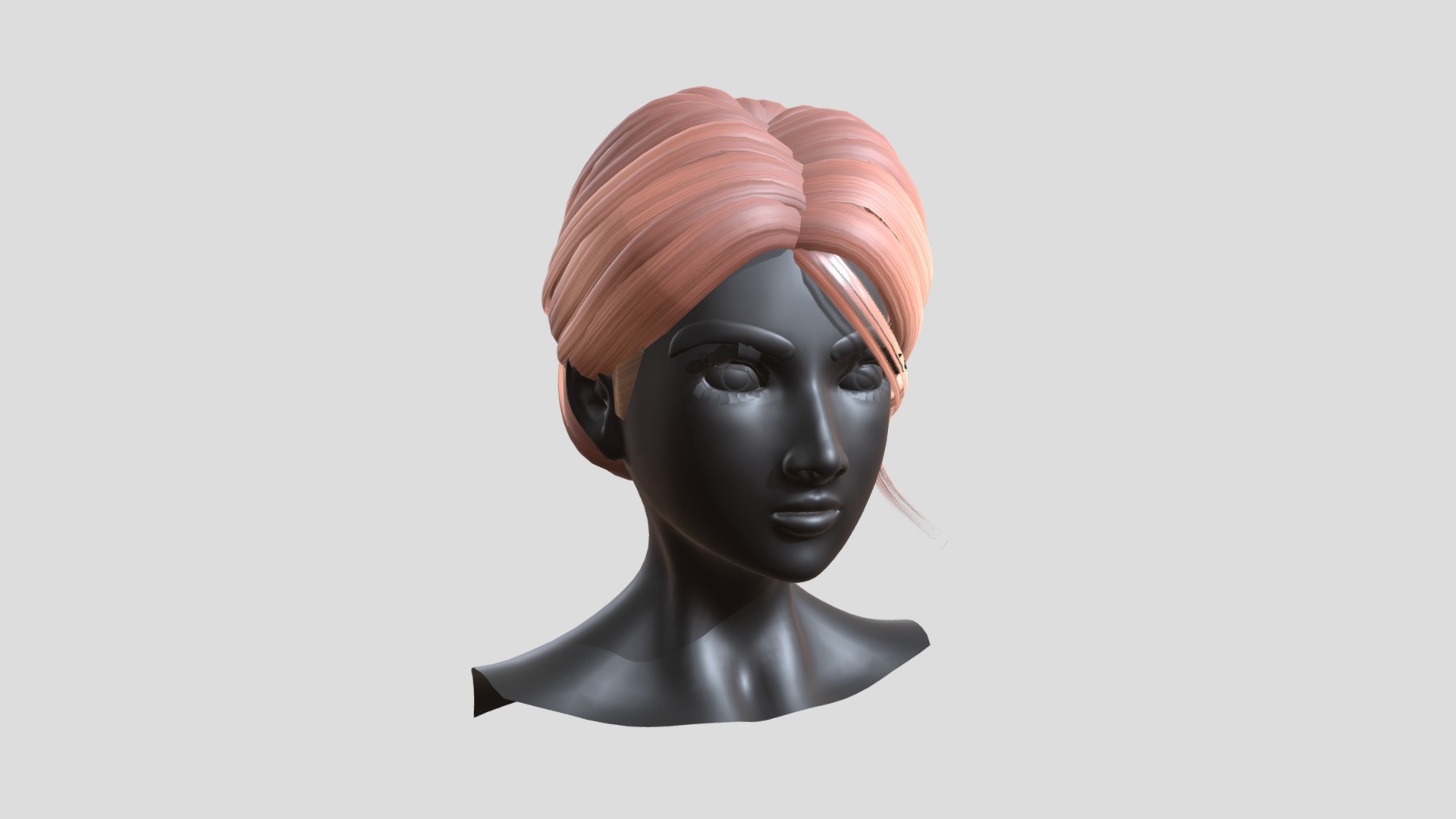 3D model Pocolov Hair 12 - This is a 3D model of the Pocolov Hair 12. The 3D model is about a statue of a person.