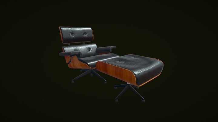 Eames Lounge Chair 3D Model