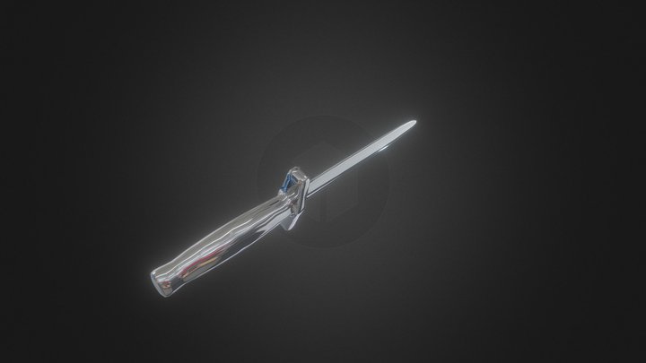 Sword Particle Disintegration - Maya FX 3D Model