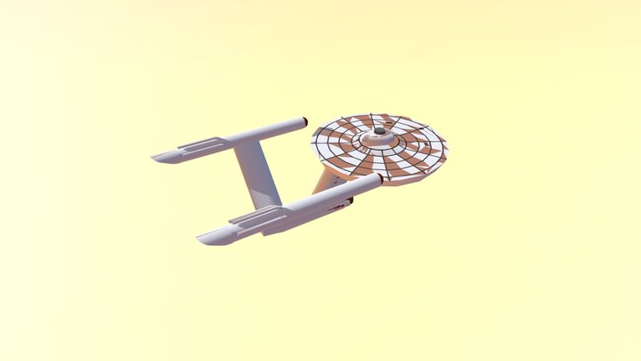 Raumschiff 3D Model