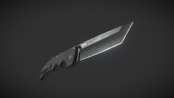 Cold Steel Recon 1 Tanto Knife 3D Model