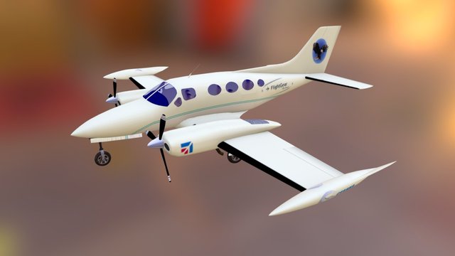 Cessna 421 Golden Eagle – Modello 3D gratuito STL