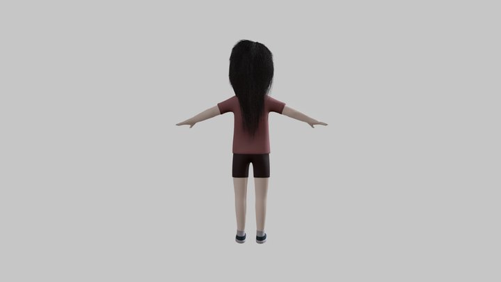 dziewczynka 3D Model