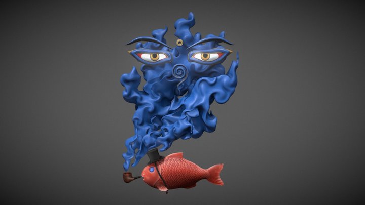 Smoke&Fish 3D Model