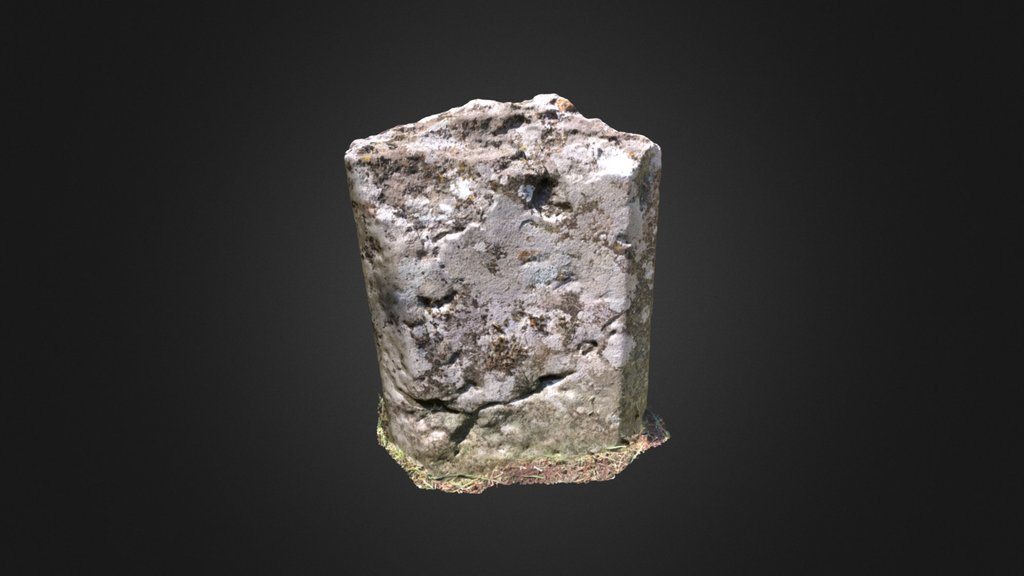 Threecastles Graveyard: uninscribed floorslab