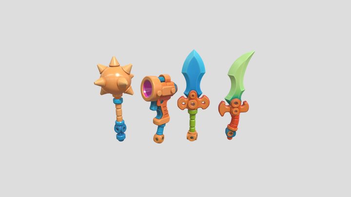 Weapon Fantasy Sword And Mace - Village Ship