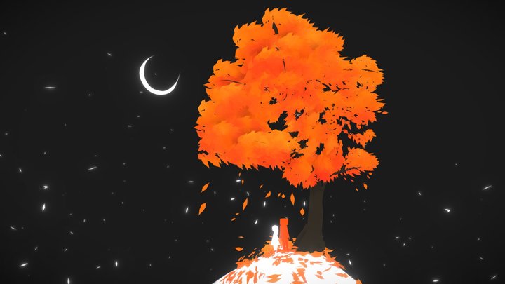 Orange Mountain Top – Free 3D Model STL